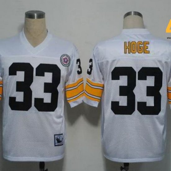 White Fan-Favorite – Merril Hoge #33 Iconic Steelers Jersey Men
