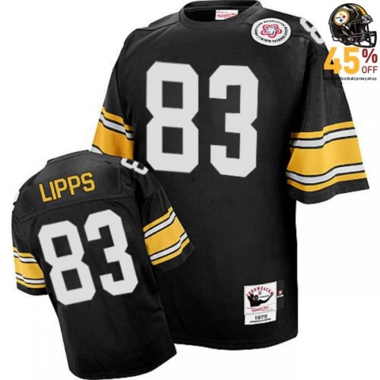 2025 Collector’s Item: Louis Lipps Steelers #83 Men Jersey – Black Special Release Men?