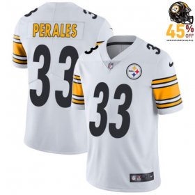 Youth's Steelers David Perales #33 2025 White Mesh Lightweight Jersey – Perfect for Active Lifestyles?