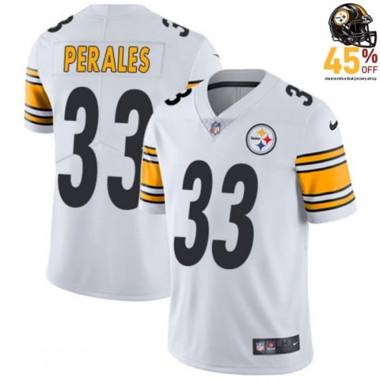 Youth\'s Steelers David Perales #33 2025 White Mesh Lightweight Jersey – Perfect for Active Lifestyles?