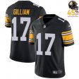 2025 Hot Sale: Joe Gilliam Steelers #17 Men Jersey – Black Discounted Deal Men?