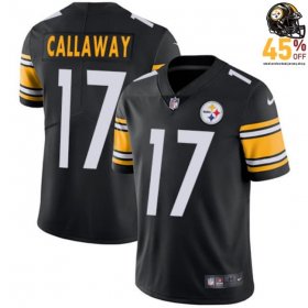 2025 Hall of Fame Tribute: Marquez Callaway Steelers #17 Youth Jersey – Black Honorary Edition Youth?