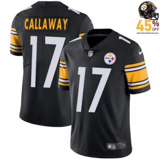 2025 Hall of Fame Tribute: Marquez Callaway Steelers #17 Youth Jersey – Black Honorary Edition Youth?