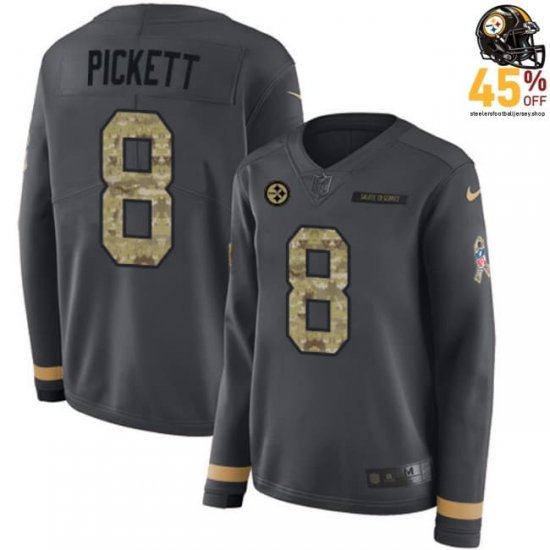 Steelers Women Kenny Pickett #8 2025 Anthracite Limited Stock Jersey – Don’t Miss This Exclusive Gear?