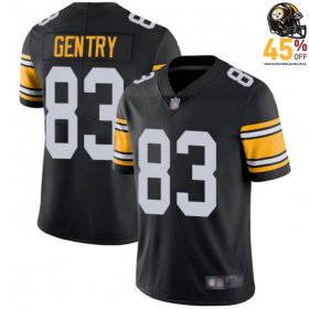 Men Zach Gentry #83 Steelers 2025 Black Mesh Performance Jersey – Light & Breathable?