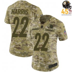 Camo Glow Steel Jersey – Najee Harris #22 Steelers 2018 Nighttime Women?