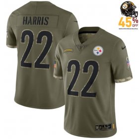 Olive Neon Blaze Najee Harris #22 Steelers Jersey – 2022 Bold StateMent Men?