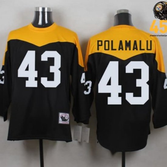 Troy Polamalu #43 Authentic Steelers Jersey – Black On-Field Quality Men?