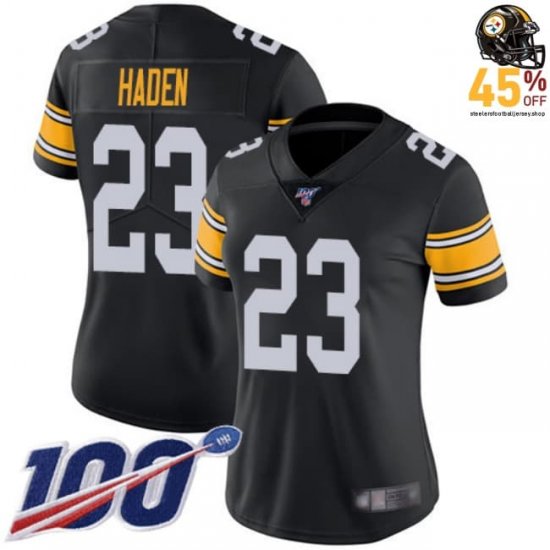 Floral Finesse Steelers #23 Jersey – Joe Haden 2025 Women Trendy Women\'s Women?