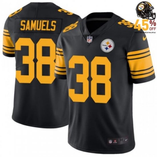 Men\'s Jaylen Samuels #38 Steelers 2025 Black Exclusive Edition Jersey – For the Most Devoted Fans Only?