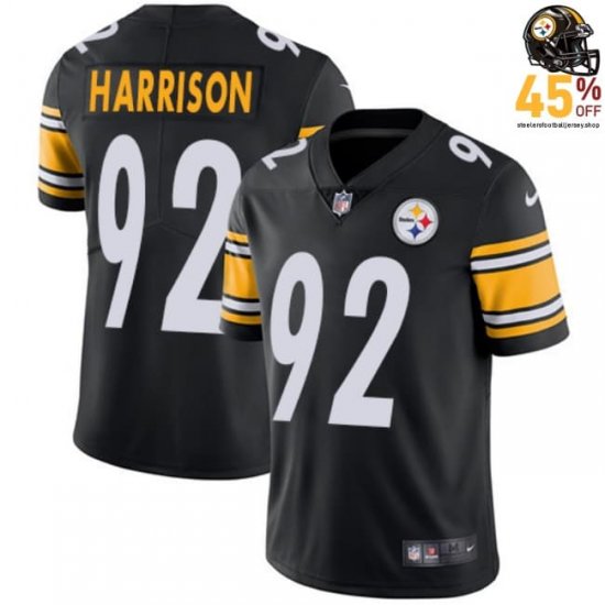 Steel Curtain Sublimated James Harrison #92 Steelers Black Gold Youth\'s 2025 Jersey – Bold Team Spirit?