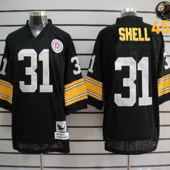 Donnie Shell #31 Limited Stock Steelers Jersey – Black Grab It Fast Men?