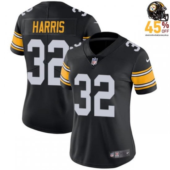 Future Legends Franco Harris #32 Steelers Silver Black Women 2025 Jersey – Grow with the Team?