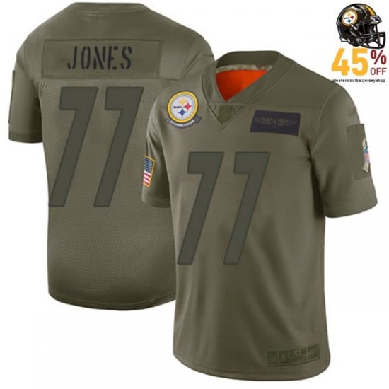 Youth\'s Broderick Jones #77 Steelers 2025 Anthracite Limited Edition Jersey – Exclusive Design, Limited Stock?