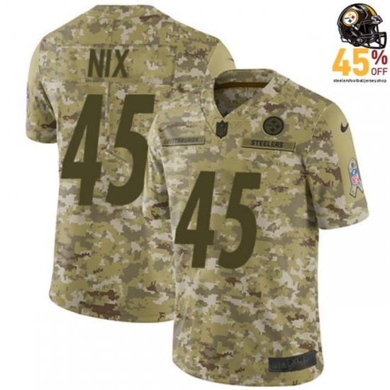 Roosevelt Nix #45 Youth\'s Steelers 2018 Camo Game-Ready Jersey – Gear Up for the Big Game and Beyond?