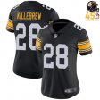 Leopard Print Accent Miles Killebrew #28 Steelers 15 Women's 2025 Limited Edition Jersey – Fearless Fan Fashion?