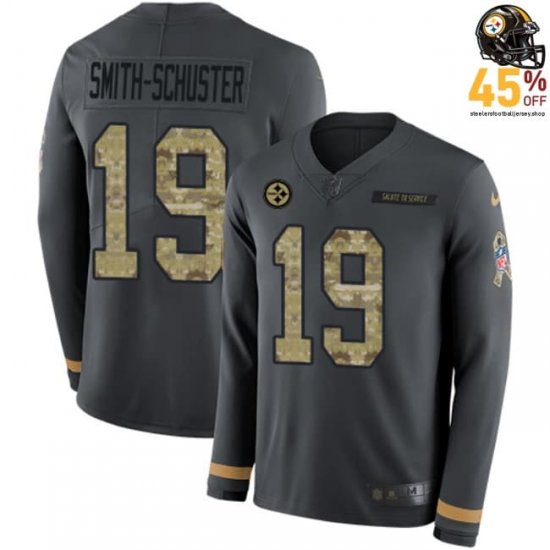 JuJu Smith-Schuster #19 Floral Finesse Jersey – Steelers 2025 Youth’s Spring Anthracite Elegance Youth?