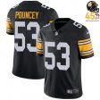 Steelers Youth's Maurkice Pouncey #53 2025 Black Mesh Breathable Jersey – Stay Cool During Intense Game MoYouthts?