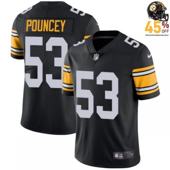 Steelers Youth\'s Maurkice Pouncey #53 2025 Black Mesh Breathable Jersey – Stay Cool During Intense Game MoYouthts?